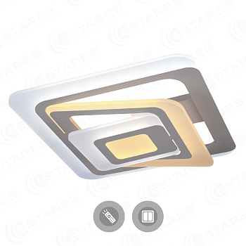 Управляемый светодиодный светильник Spiral double 85W S-500-white-220-ip44