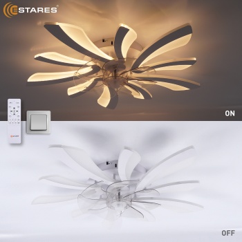 FAN ALESSIA 80W+15W R-RC-WHITEWHITE ОЗОН 2