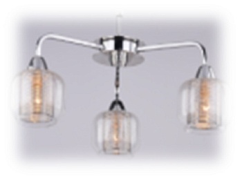 Светильник-люстра 3 плафона Banco III E14