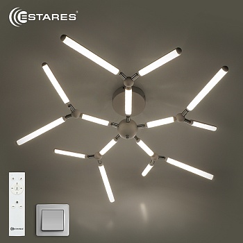 Управляемая светодиодная люстра ALPS 70W R-RC-830x240-WHITE/WHITE-220-IP20