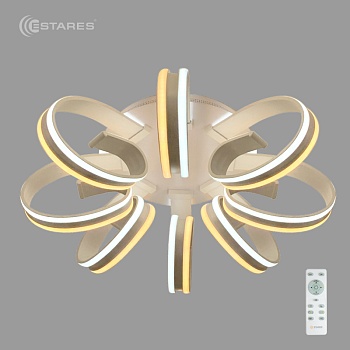 Управляемый светодиодный светильник MEDUSA  DOUBLE 250W R-660-WHITE/WHITE-220-IP20