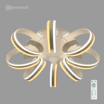 Управляемый светодиодный светильник MEDUSA  DOUBLE 250W R-660-WHITE/WHITE-220-IP20