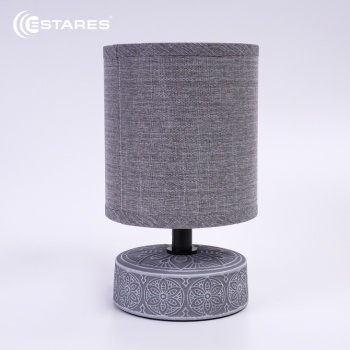 Настольная лампа TELA 1xE14 R-120x200-GRAY/BLACK-220-IP20