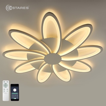 Управляемая светодиодная люстра LORENA 150W 9R-APP-825X46-WHITE WHITE-220-IP20