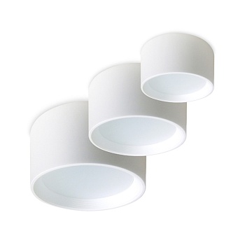 Накладной светильник Drum 20W AC 170-265V (Теплый белый)