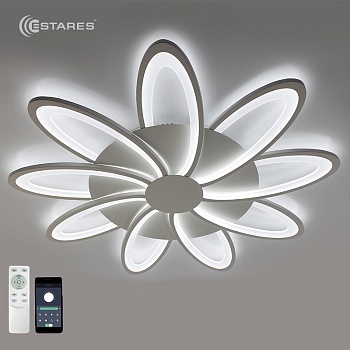 Управляемая светодиодная люстра LORENA 150W 9R-APP-825X46-WHITE/WHITE-220-IP20