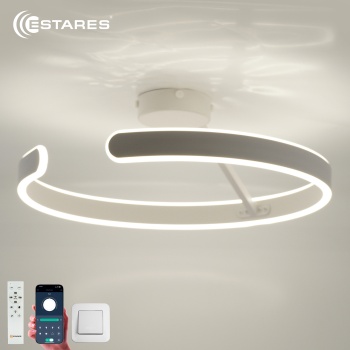 Управляемая светодиодная люстра MADERA 80W R-APP-500x170-WHITE WHITE-220-IP20