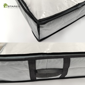 COMMOD BOX 2шт-100х50х15-GRAY органайзер для хранения (2 шт.на молнии с ручками)