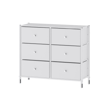 COMMOD classic 3F-6D-WHITE SILVER-89x30x78 комод-макси плюс