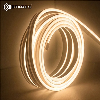 Гибкий светодиодный светильник,неон MYSTERIA 30W L-WARMWHITE-12х6х5000-SMD2835X600-24V/220-IP65/IP20
