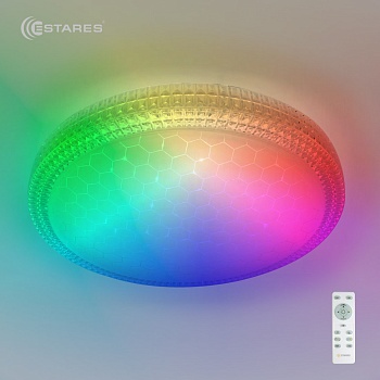 Управляемый светодиодный светильник AKRILIKA SOTA RGB 70W R--595-CLEAR/SHINY-220-IP40
